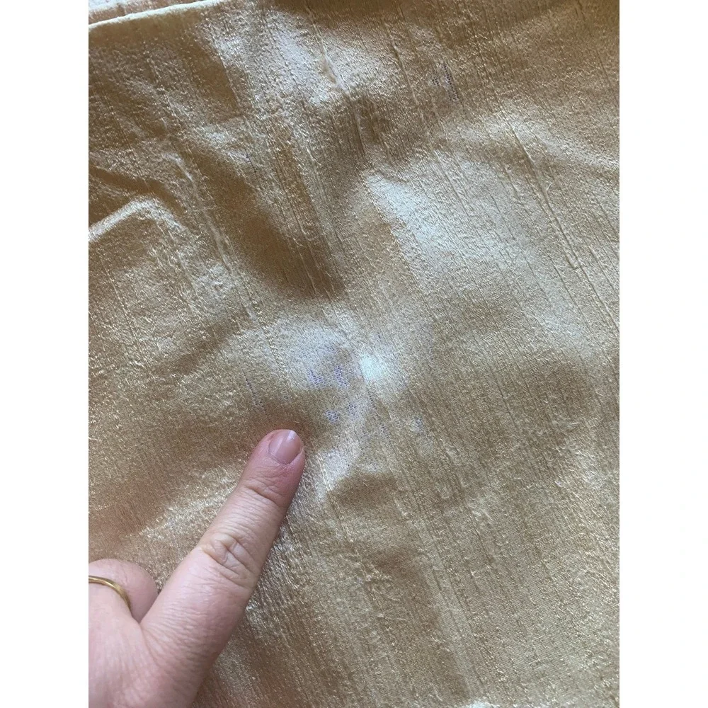 Raw Silk Pillow Covers Cream Beige Set of 3 Square Neutral 21x23